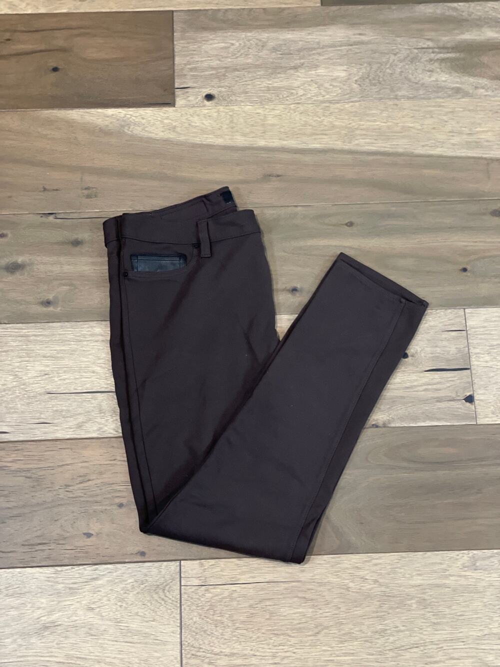 Calvin Klein Jeans Soft Stretch Brown Ankle Pants Size 10 Casual Basic Career
